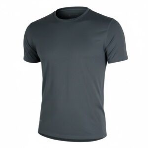 BYLT Mens Dark Gray Crew Neck Short Sleeve Performance T-Shirt Size Medium